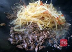萝卜炒牛肉丝的做法图解9