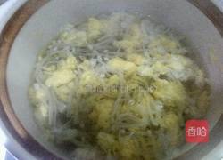 金针菇蛋花汤的做法图解4