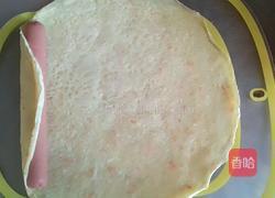 胡萝卜鸡蛋火腿卷的做法图解7