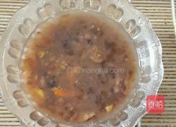✔桃胶皂角米豆粥的做法图解4