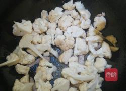 肉炒菜花的做法图解3