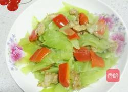 莴笋片炒肉的做法图解5