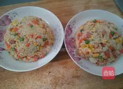 Colored Egg Fried Rice Recipe Illustration 4