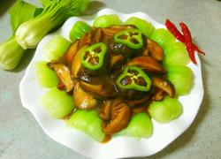 酱香菇扒油菜