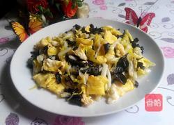 韭黄木耳炒蛋的做法图解10