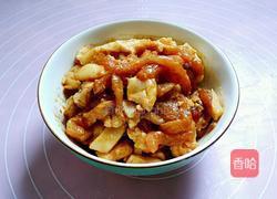 蒜苔肉丝捞面的做法图解4