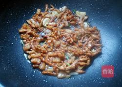 蒜苔肉丝捞面的做法图解6