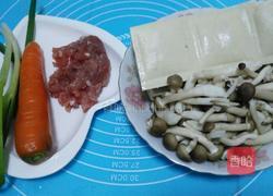 蟹味菇烩豆腐(改良版麻婆豆腐)的做法图解1
