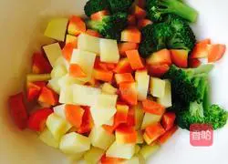 Illustration of how to make shrimp and bacon pizza 1