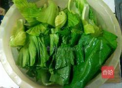 咸蛋芥菜汤的做法图解2