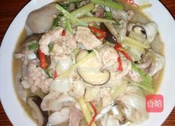 蘑菇瘦肉炒鱼泡的做法图解7