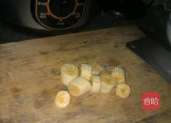 香蕉牛奶(2人份）的做法图解2