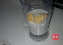 香蕉牛奶(2人份）的做法图解4