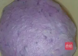 Illustration of how to make purple sweet potato and fruit glutinous rice balls 2