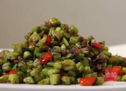 橄榄菜肉沫四季豆的做法图解9