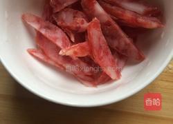 杏鲍菇炒腊肠的做法图解3
