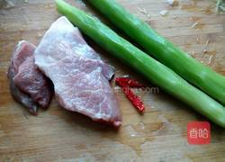 莴笋肉片的做法图解1