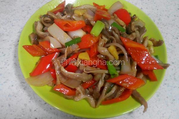 洋葱爆猪肚