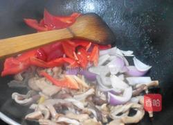 洋葱爆猪肚的做法图解5
