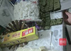 抹茶蔓越莓牛轧糖的做法图解6