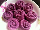 紫薯玫瑰小馒头的做法[图]