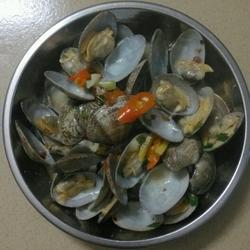 辣椒炒花蛤的做法[图]