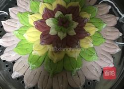 五彩花朵的做法图解5