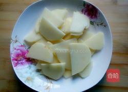 盐菜洋芋片汤的做法图解4