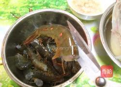 鱿鱼虾粥的做法图解3