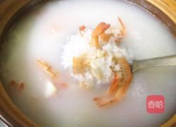 鱿鱼虾粥的做法图解10