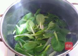 青菜木耳蛋花汤的做法图解3