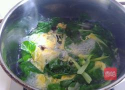 青菜木耳蛋花汤的做法图解4