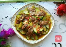肉片西葫芦的做法图解4