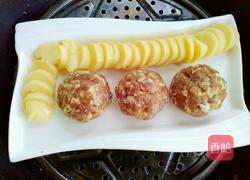 清蒸豆腐狮子头的做法图解8