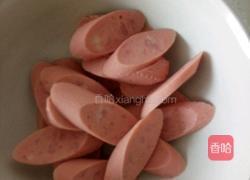 西葫芦火腿炒面的做法图解2