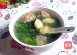 豆苗大蒜肉丸汤的做法图解9