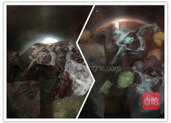 雪莲果牛脊骨汤的做法图解1