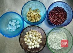 百合莲子红豆粥的做法图解1