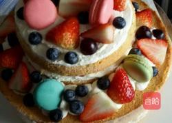 草莓双层裸蛋糕的做法图解8