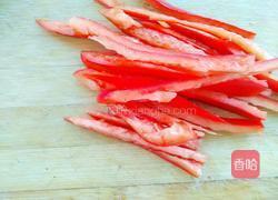 凉拌杏仁青红椒的做法图解4