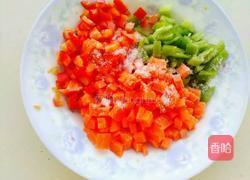 凉拌杏仁青红椒的做法图解7