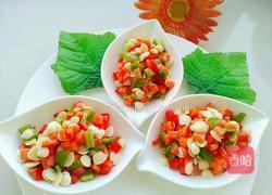 凉拌杏仁青红椒的做法图解10