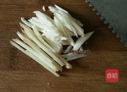 剁椒炒白菜干肉丝的做法图解3