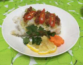 豆瓣蒸龙胆石斑[图]