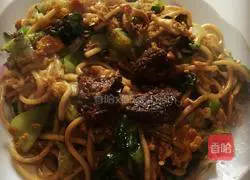 Dark Cuisine - Illustration of Fried Noodles 5