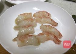 芥蓝虾仁炒年糕的做法图解3