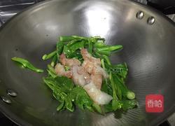 芥蓝虾仁炒年糕的做法图解9