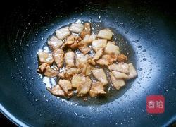 香芹腐竹炒肉片的做法图解5