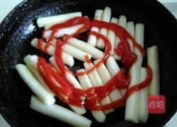 番茄酱炒年糕的做法图解6