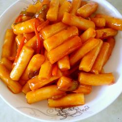 辣炒打糕条的做法[图]